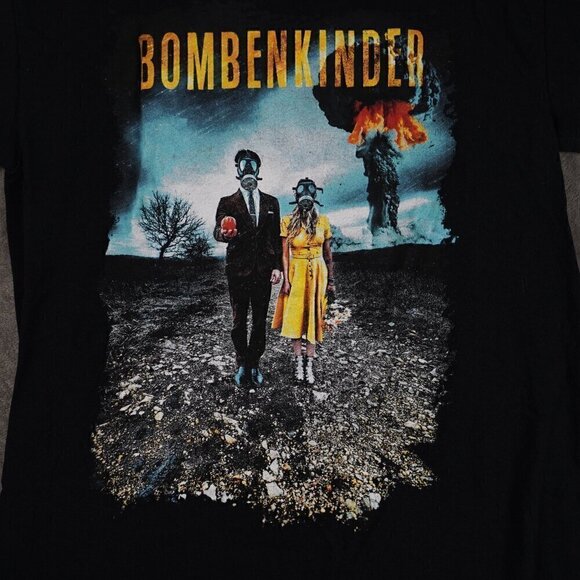 BOMBENKINDER 'Adam and Eve' Alternative rock band tee Grunge Size Medium Punk - Picture 2 of 5